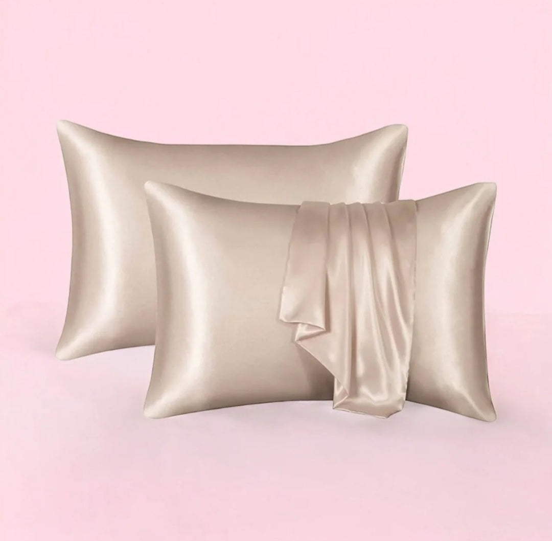 Blush Satin Pillow Cases